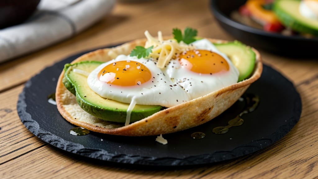 Avocado Egg Boats Recipe: Crispy Tortilla Cups With Creamy Avocado Yolk Filling