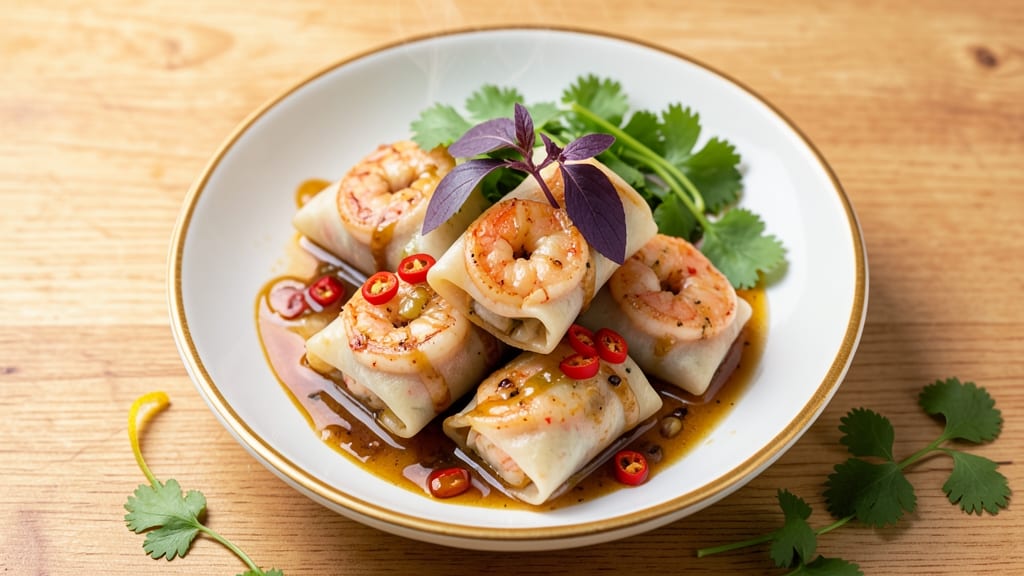 Vietnamese Shrimp Egg Roll Recipe: Crispy Wonton Cups Stuffed With Zesty Lemongrass Shrimp