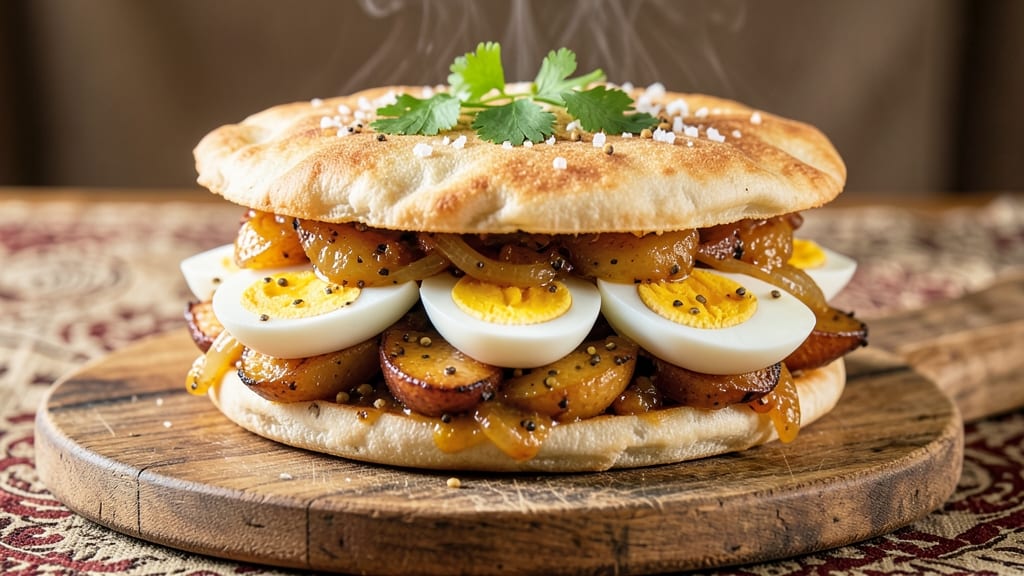 Sri Lankan Egg Sandwich Recipe: Spiced Hopper Crust With Runny Yolk Magic