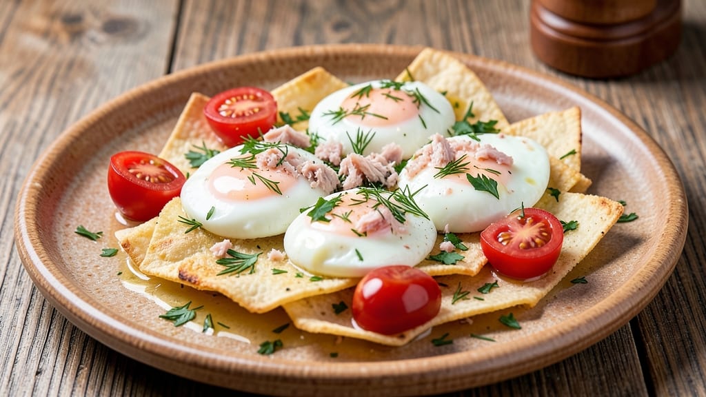 Tuna Egg Tomato Recipe: Crispy Tortilla Cups with Fresh Herb Zing