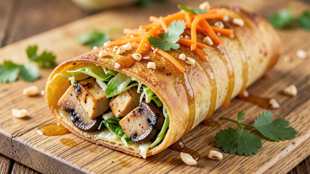 Vegan Egg Roll Recipe Baked: Crispy Tortilla Cups Filled With Savory Vegan Filling