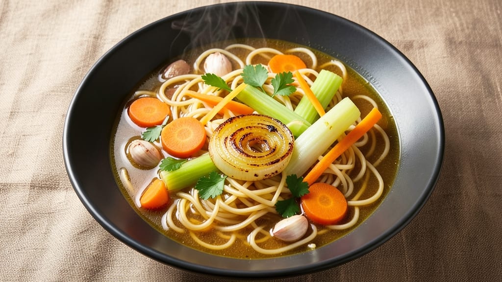 Vegetable Soup With Egg Noodles Recipe: Cozy One-Pot Meal in 25 Minutes