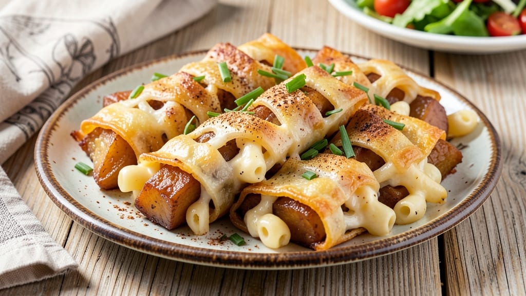 Yams Mac and Cheese Egg Rolls Recipe: Breakfast Bites With Sweet-Savory Crunch