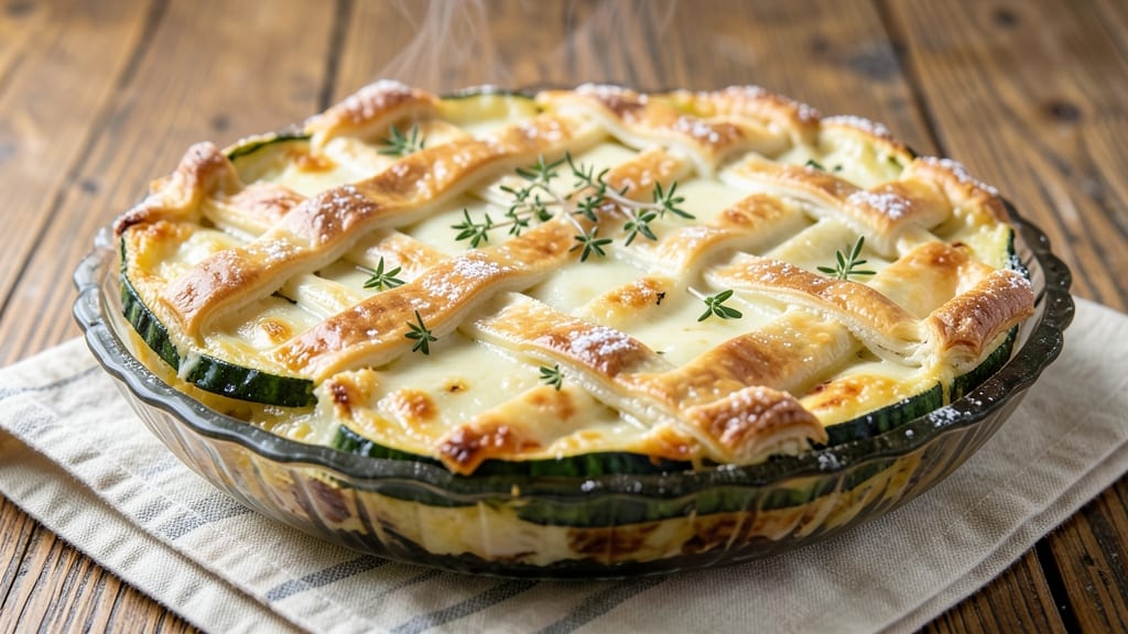 Zucchini Egg Pie Recipe: Savory Herb Crust Meets Silky Egg Filling