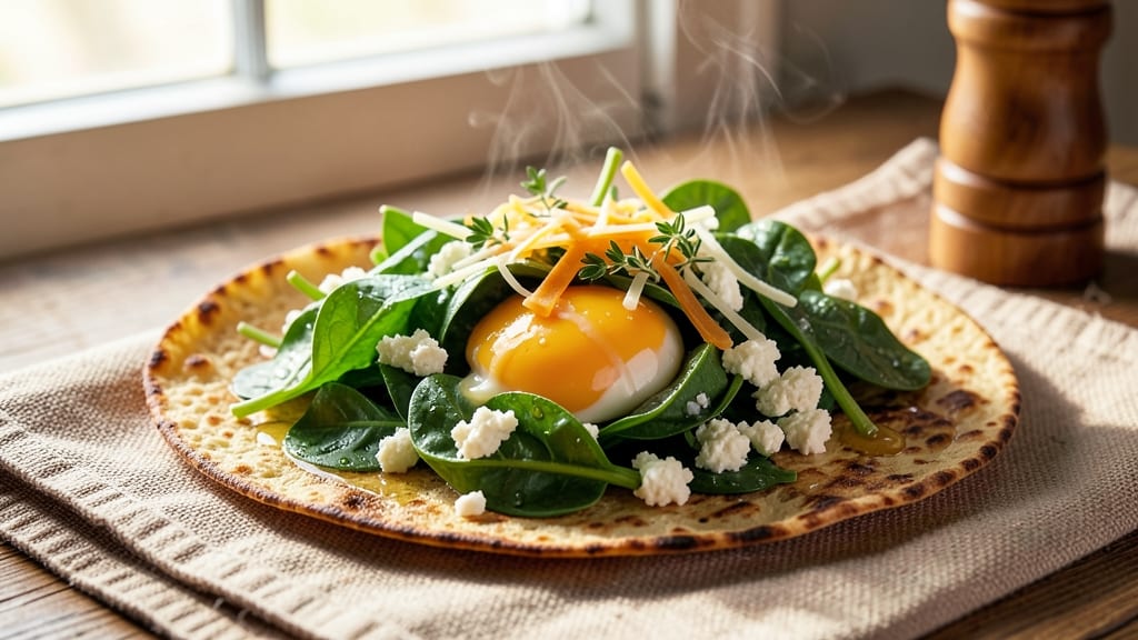 Spinach Feta Egg Wraps Recipe: Crispy Tortilla Cups With Creamy Yolk Magic