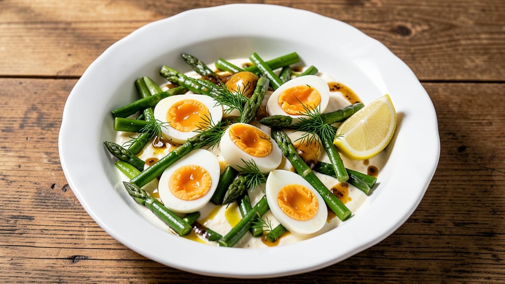 Asparagus Egg Salad Recipe: Bright Green Bite With Zesty Herb Kick