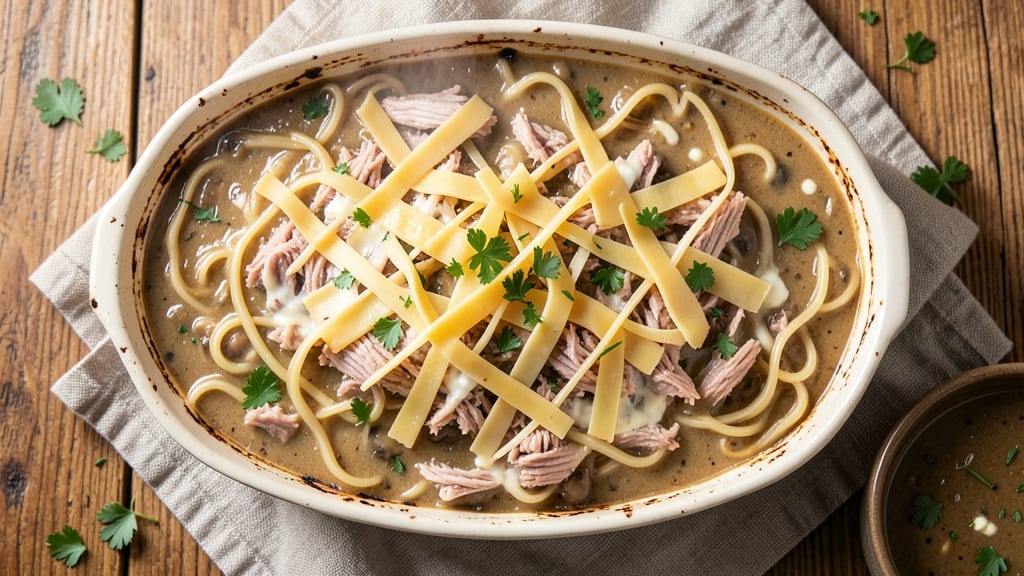 Tuna Casserole Recipe Egg Noodles Cream of Mushroom Soup: One-Pot Cheesy Comfort in 30 Minutes