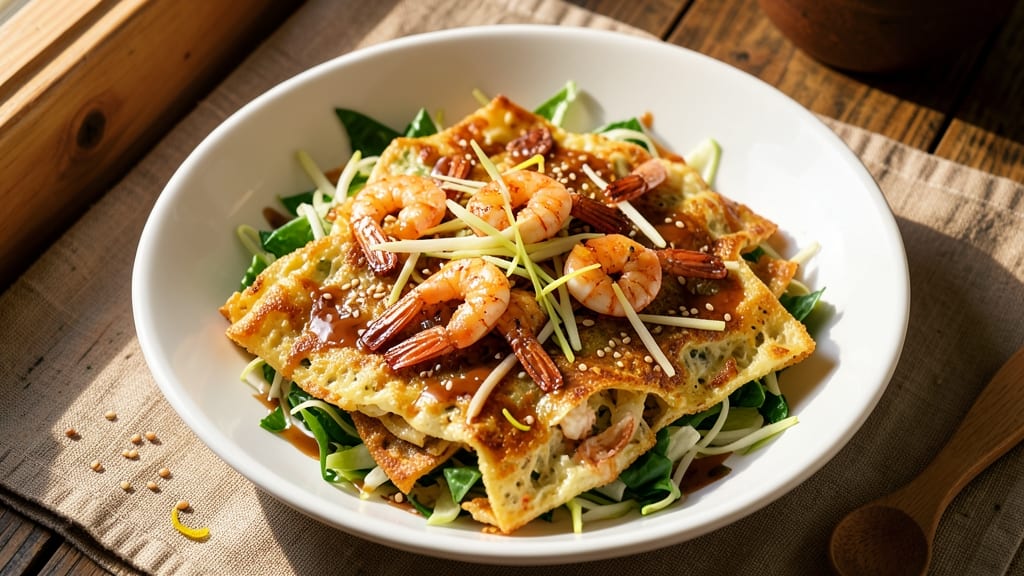 Shrimp Egg Foo Young Recipe with Cabbage: Crispy Wok-Fried Bites With Silky Egg Magic