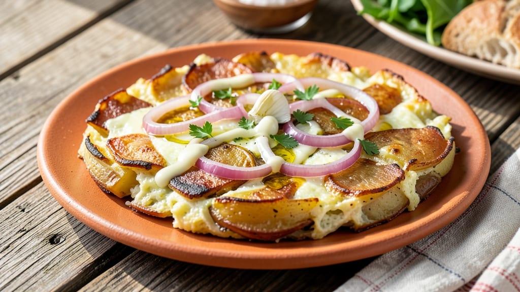 Spanish Egg Potato Tortilla Recipe: Crispy Edges and Golden Yolk Harmony