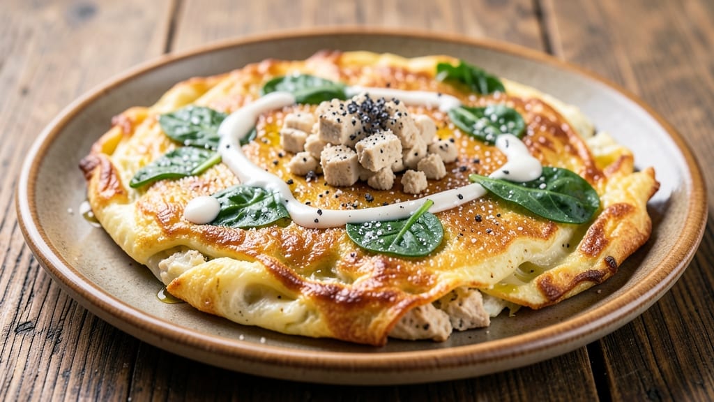Tofu Egg Omelette Recipe: Fluffy Plant-Based Scramble With Silky Yolk-Like Texture