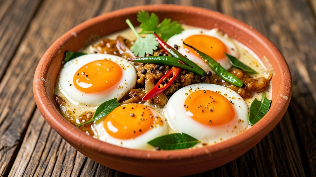 South Indian Egg Masala Recipe: Spiced Coconut Curry With Tender Eggs