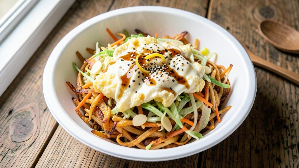 WW Egg Roll in a Bowl With Coleslaw Mix Recipe: Crunchy Cabbage Crisp Meets Savory Scramble