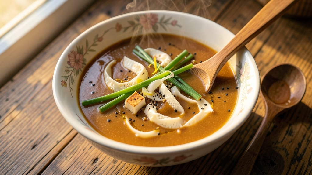Thick Egg Drop Soup Recipe: Silky Egg Ribbons in Savory Broth