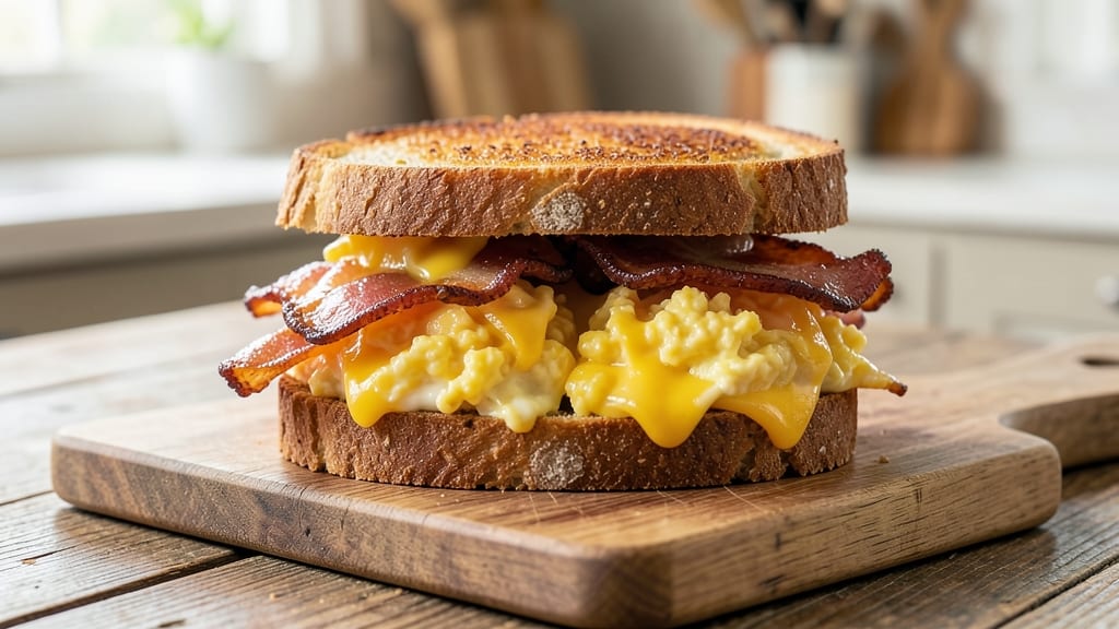 Ultimate Egg Sandwich Recipe: Fluffy Scrambles and Toasted Crust Contrast
