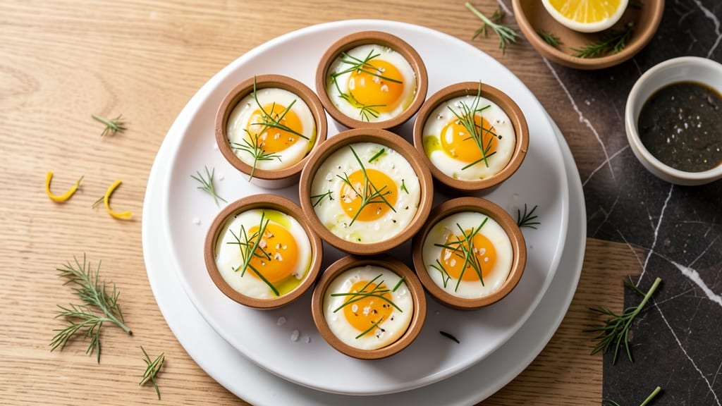 Sous Vide Egg Cups Recipe: Precision-Perfect Silky Yolk Hearts