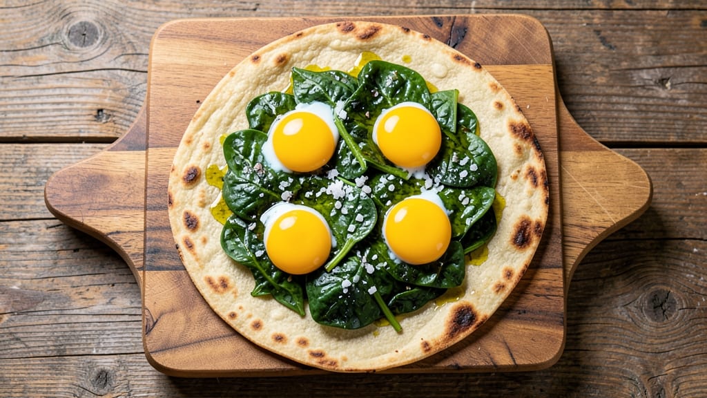 Spinach Egg Tortilla Recipe: Crispy Edges and Fluffy Egg Centers