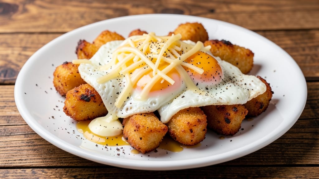 Tater Tot Egg and Cheese Recipe: Crispy Bites with Melty Cheese Nestled Inside