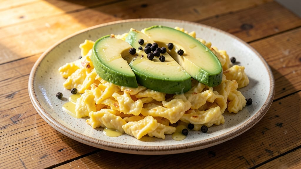 Avocado Egg Scramble Recipe: Creamy Avocado and Fluffy Eggs in 10 Minutes