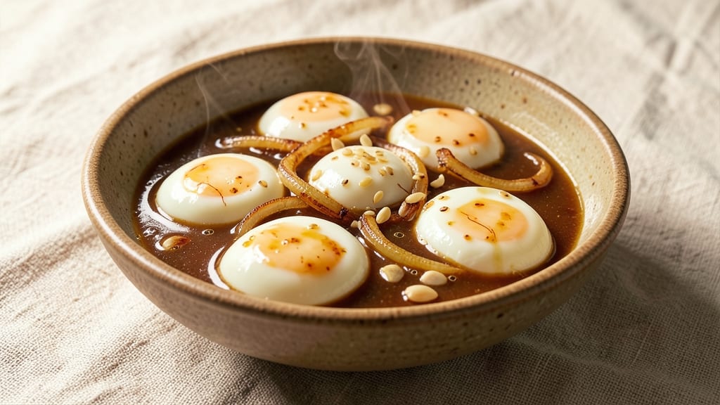 Adobong Egg Recipe: Soy-Sauce Marinated Eggs With Crispy Tortilla Hugs