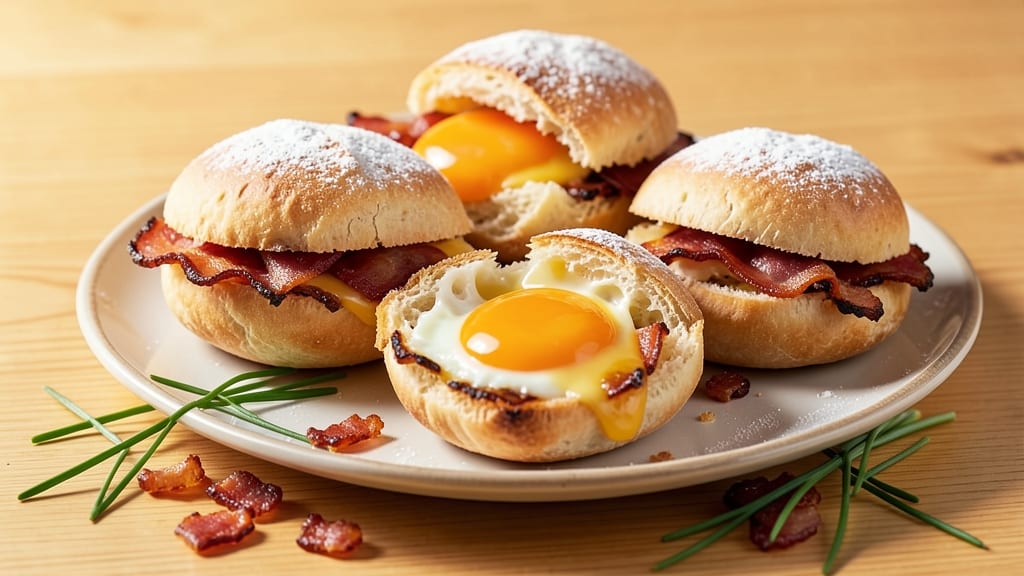 Bacon, Egg, and Cheese Kolache Recipe: Czech Bakery Breakfast Bites