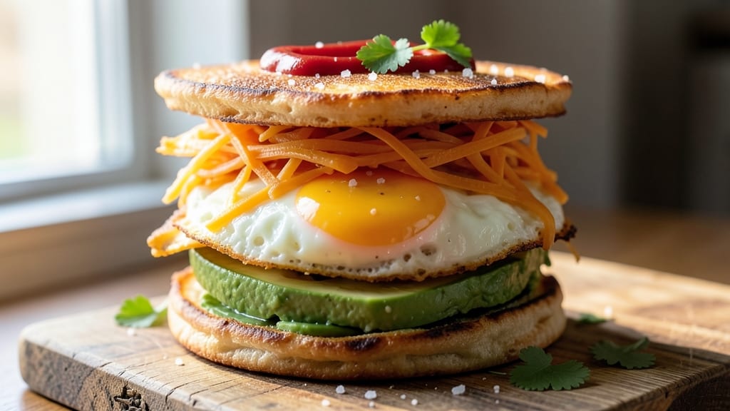 Yummy Egg Sandwich Recipe: Crispy Tortilla Shells With Perfectly Runny Yolk