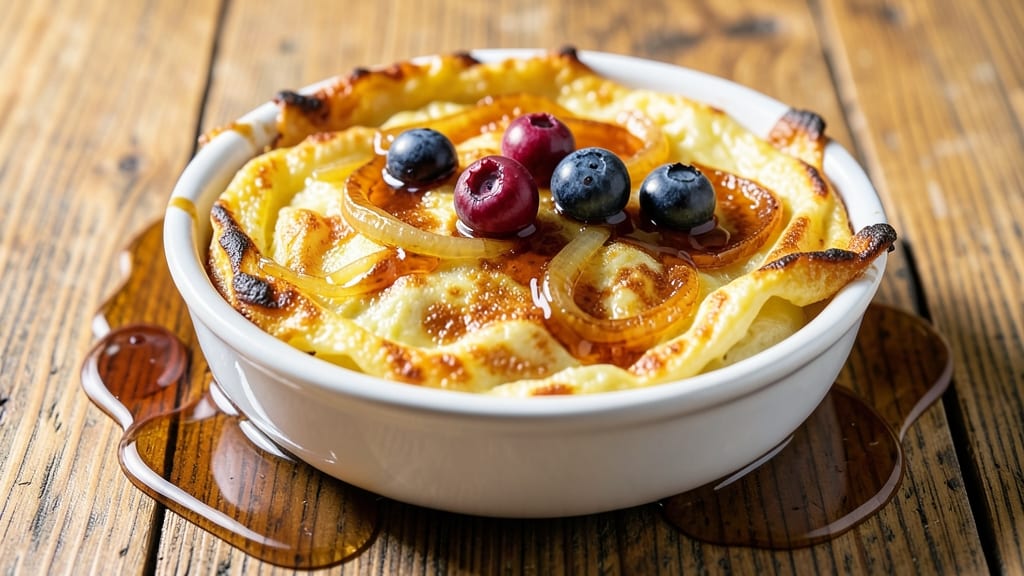 Sweet Egg Omelette Recipe: Caramelized Sugar Crunch and Silky Yolk Magic