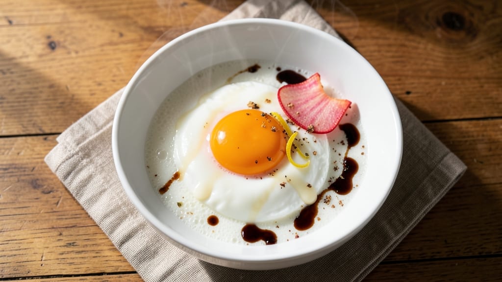 Silky Steamed Egg Recipe: Fragrant Ginger and Coconut Cream Velvety Delight