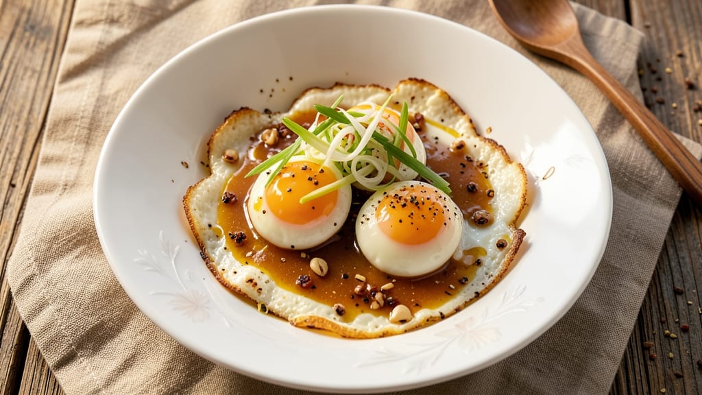 Stir Fried Eggs Recipe: Wok-Seared Silky Ribbons With Savory Broth
