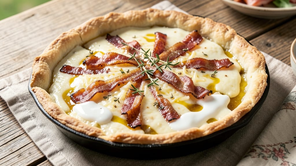3 Egg Quiche Lorraine Recipe: Crispy Baked Crust with Melty Gruyère