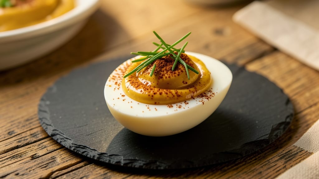 Single Deviled Eggs Recipe: Classic Bite-Sized Elegance With Mustard-Kissed Yolk