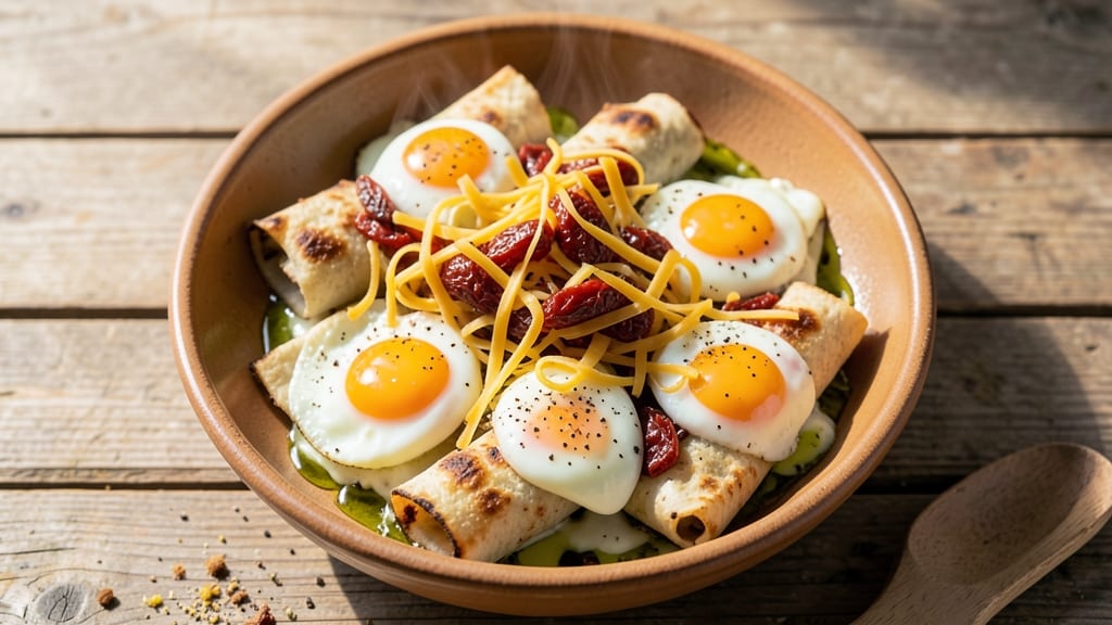 Tomato Cheese Eggs Recipe: Crispy Tortilla Cups With Melted Cheese Magic