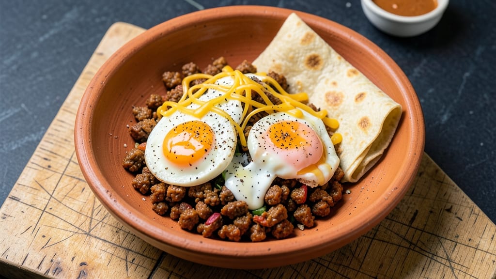Another Broken Egg Sausage Recipe: Crispy Tortilla Cups With Silky Yolk Hearts