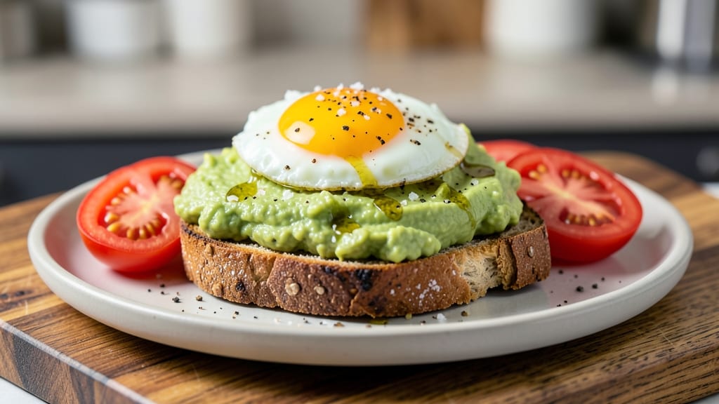 Avocado Toast Recipe with Egg and Tomato: Crispy Toast Crunch Meets Runny Yolk Brilliance