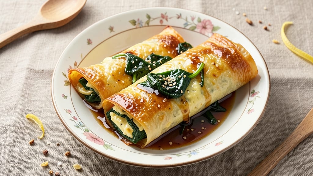 Spinach Egg Roll Recipe: Crispy Wraps With Silky Scrambled Centers