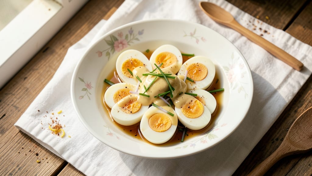 Traditional Japanese Egg Salad Recipe: Soft-Boiled Yolk Magic With Soy-Kissed Dressing