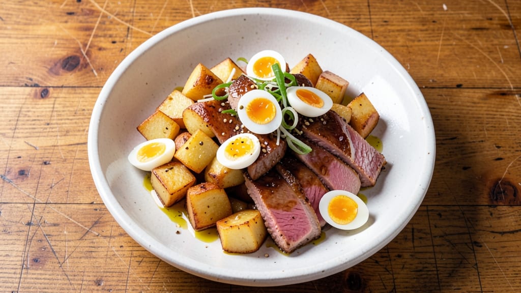 Tuna Egg Potato Recipe: Crispy Potatoes With Flaky Egg Whites