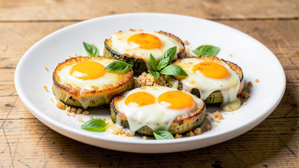Zucchini Egg Parmesan Recipe: Crispy Baked Cups With Cheesy Yolk Magic