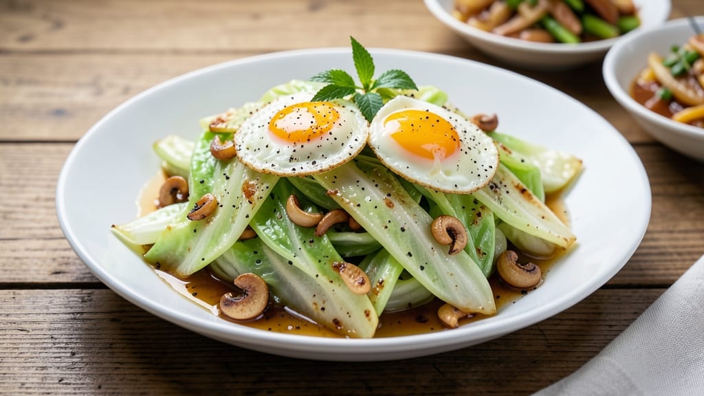 Vietnamese Cabbage and Egg Recipe: Crispy Wok-Fried Greens With Silky Egg Ribbons