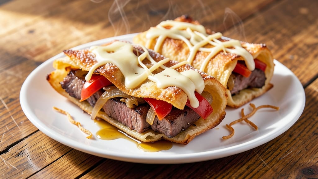Sullivan's Cheesesteak Egg Rolls Recipe: Philly Flavor in Crispy Tortilla Cups