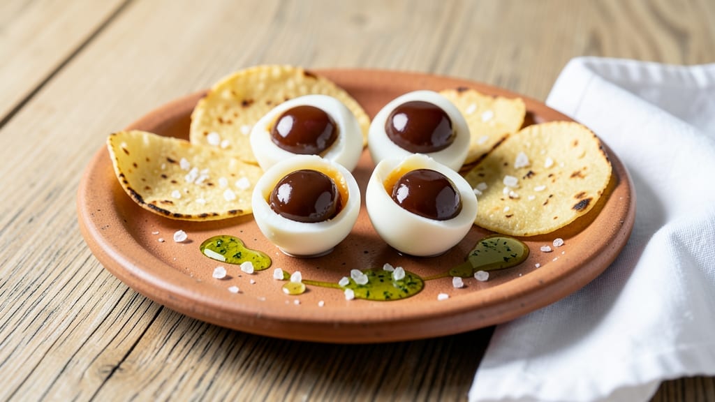 7 Month Old Eggs Recipe: Crispy Tortilla Cups With Foil-Sealed Yolk Brilliance