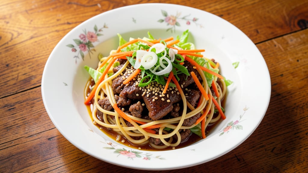 THM Egg Roll in a Bowl Recipe: Ginger-Soy Sauce Harmony With Crispy Noodle Bites
