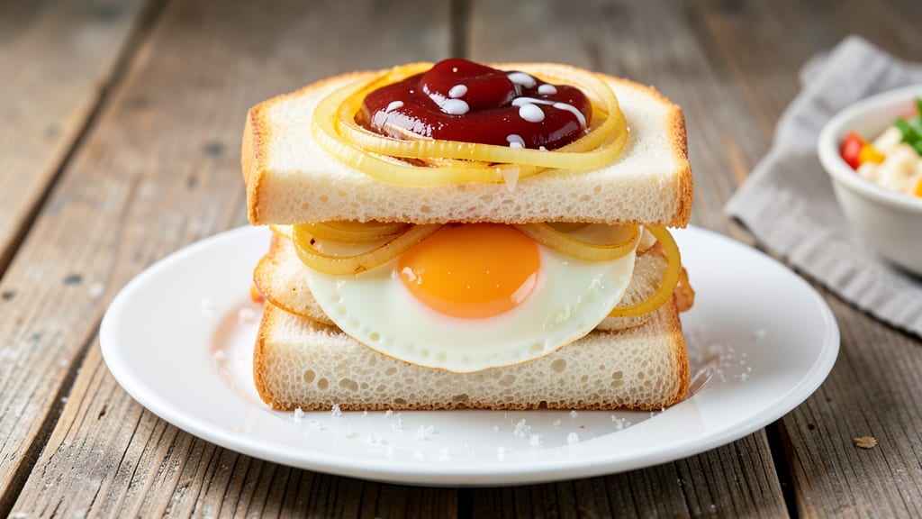 7 Eleven Egg Sandwich Japan Recipe: Japanese-Style Fluffy Eggs and Crispy Onion Layers