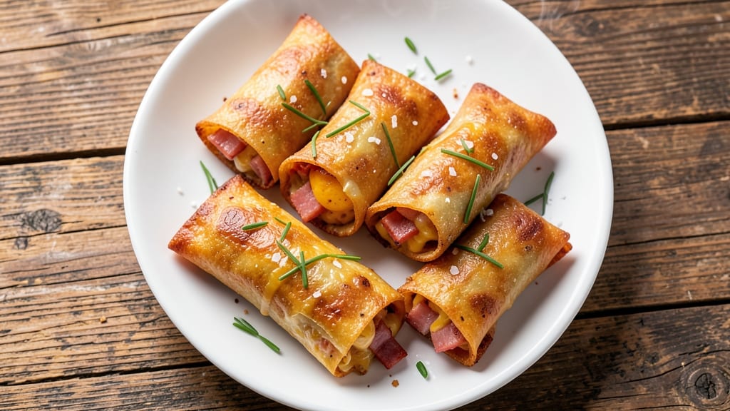 Airfryer Egg Roll Recipe: Crispy Tortilla Cups with Golden Yolk Magic