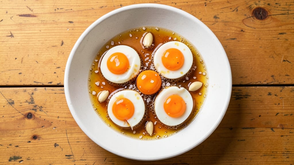 Soaked Egg Recipe: Marinated Overnight for Silky, Creamy Cores