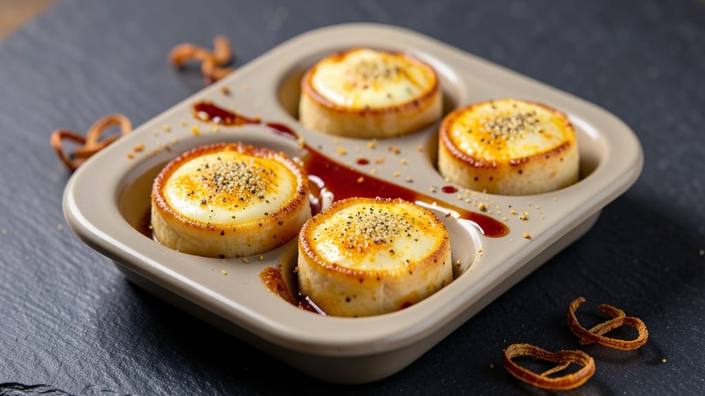 Tofu Egg Bites Recipe: Crispy Tortilla Cups with Silky Plant-Based Yolk