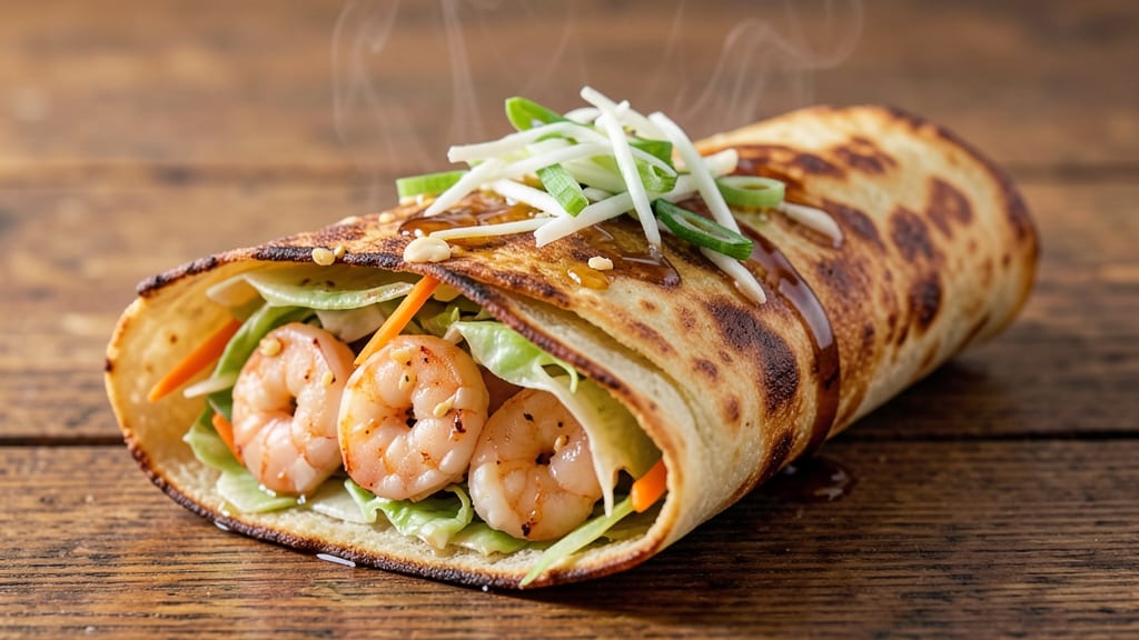 Air Fryer Shrimp Egg Rolls Recipe: Crispy Tortilla Cups With Zesty Cilantro-Lime Dip