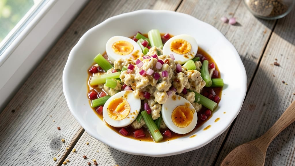 Egg Salad Recipe With Relish and Mustard: Zesty Crunch Meets Creamy Creaminess