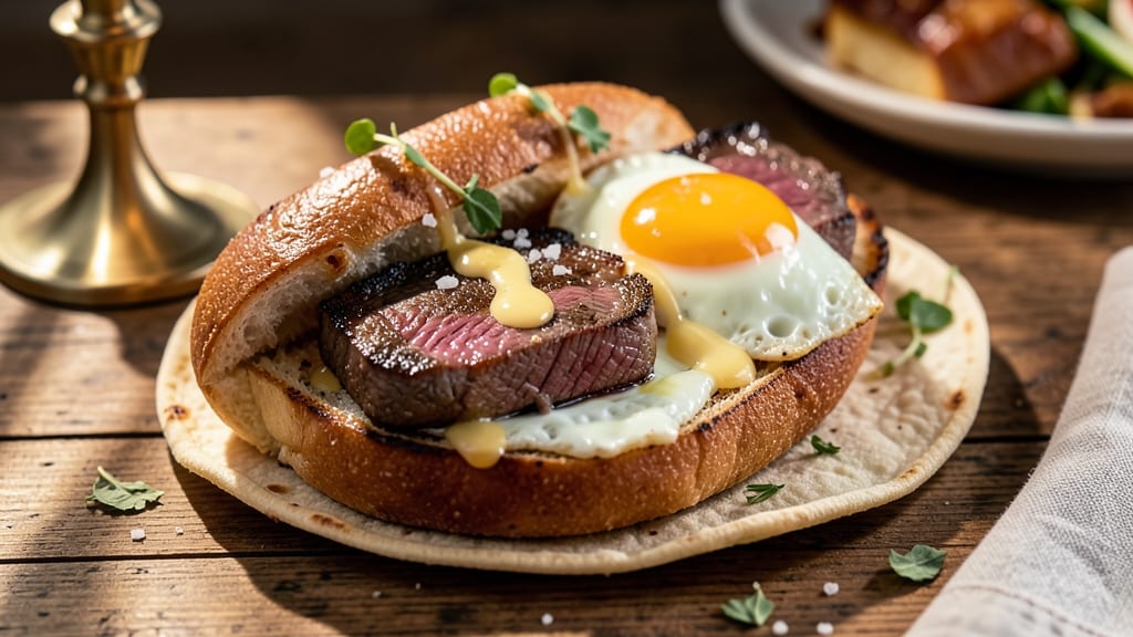 Steak Egg and Cheese Bagel Copycat Recipe: Crispy Tortilla Crunch With Melty American Cheese