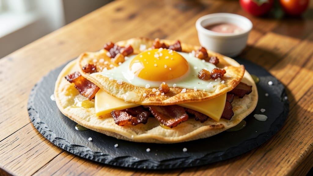 Bacon Egg and Cheese McGriddle Recipe: Crispy Tortilla Crunch With Smoky Breakfast Flavor