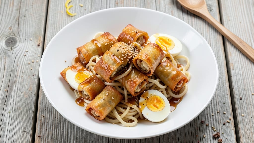 Aldi Egg Roll Bowl Recipe: Crispy Wok-Fried Noodles With Savory Yolk Magic